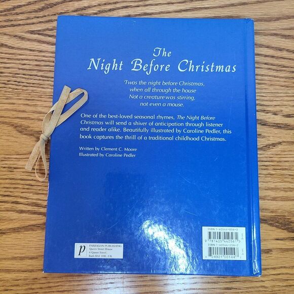 Children's Christmas Holiday Book Bundle Lot Of Four Hard Cover Books Book Lover - Picture 7 of 11